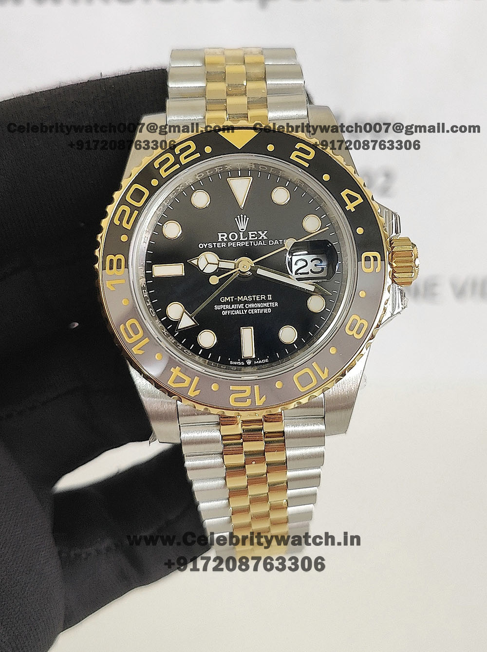 rolex gmt master ii two tone
